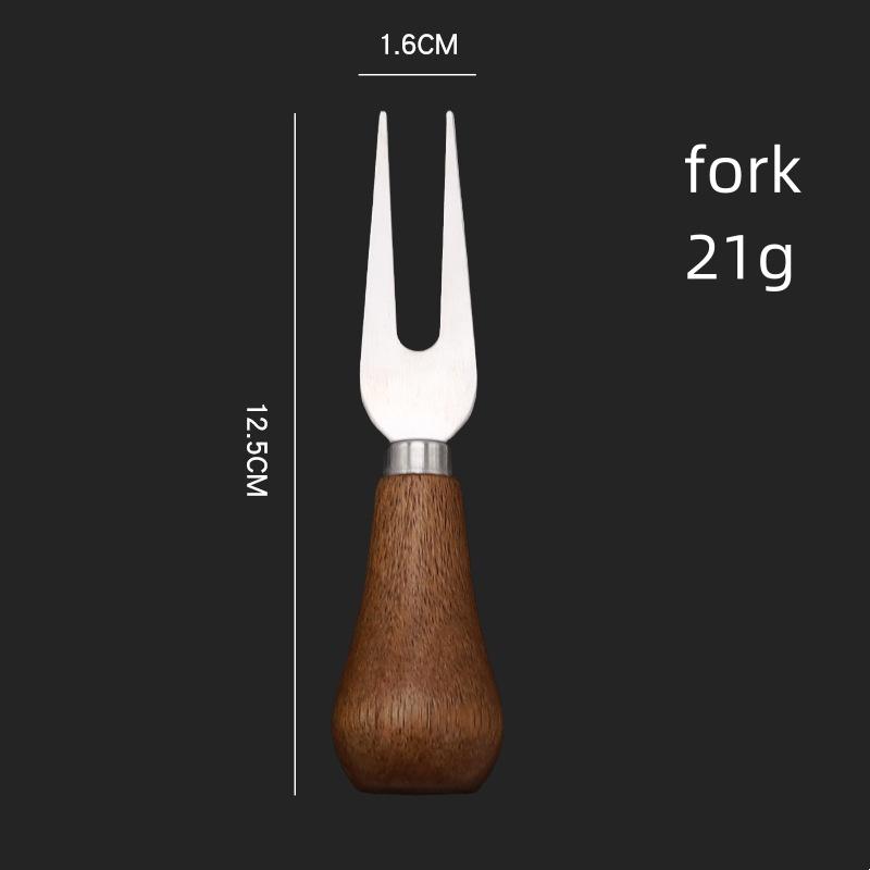Vertical Wooden Handle Butter Jam Butter Knife Spoon Spread Sauce Cheese Spread Bread Cheese Butter Knife Fork Tableware