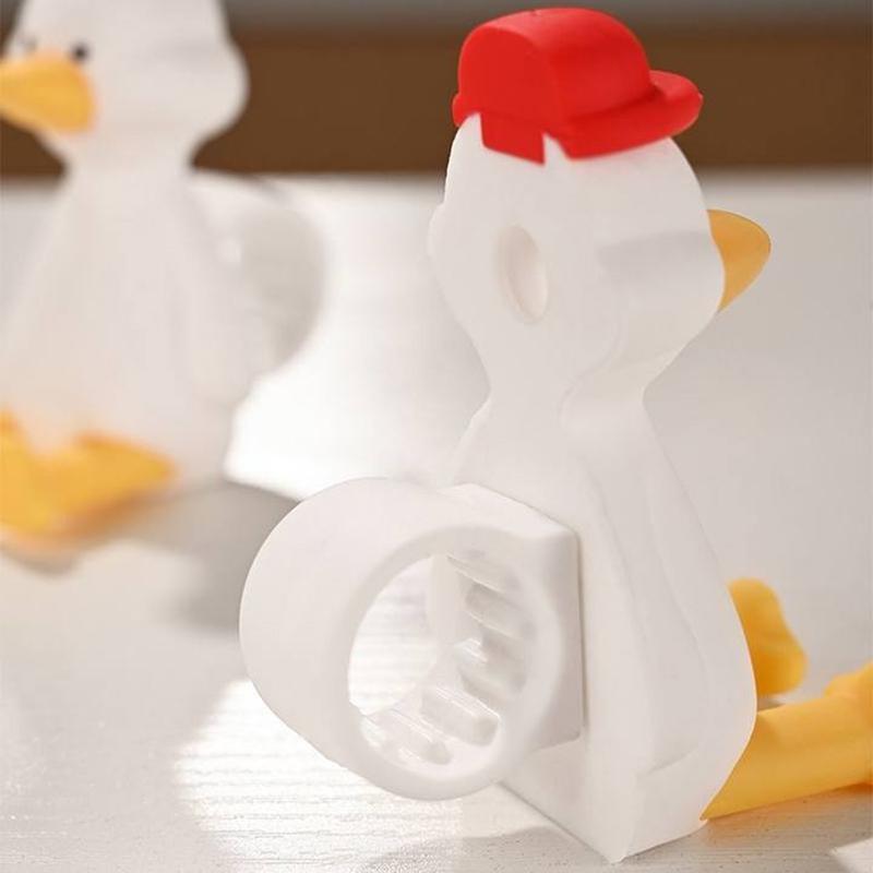 Bear Duck Punch-Free Door Anti-Collision Pad Room Bathroom Door Handle Silicone Silent Protection Pad Door Handle Cover