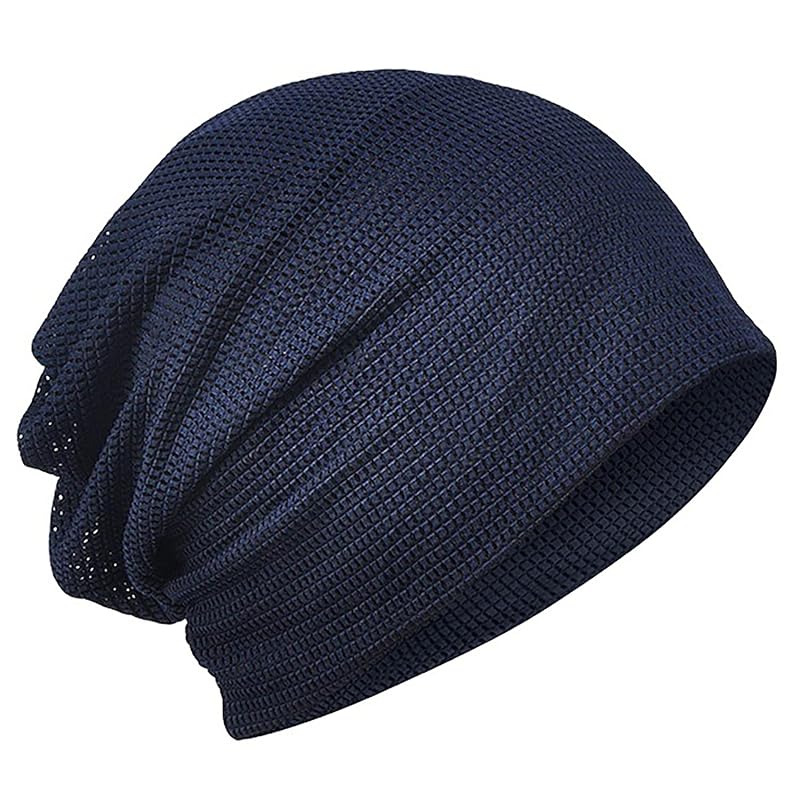 

[Pawinpaw] knit hat summer knit spring summer Autumn [Cotton/2-layer structure/Sweat-absorbent/quick-drying/Thin] cotton hat Plain color Antibacterial