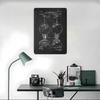 1885 Stem-Winding and Setting Watch Printed Poster Customized Wall Art Retro Vintage Metal Tin Signs for Home Bathroom Decor