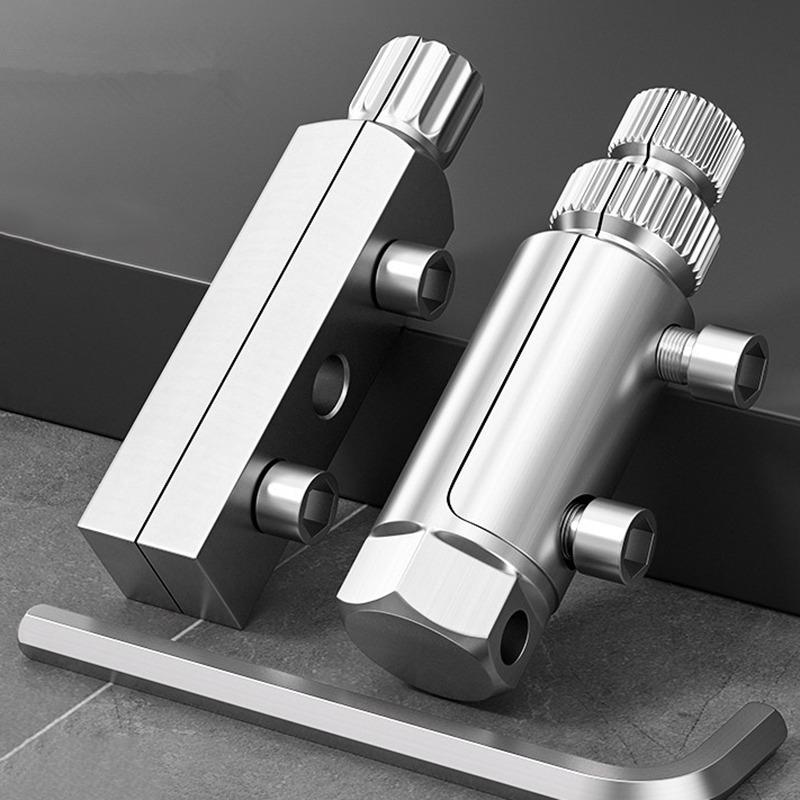 1/2Set Broken Wire Extractor Threading Tools Faucet Angle Valve Wire Extractor For 4/6 Points Bolt Extractor Plumbing Tool Parts