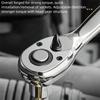 Quick Set 1/4" Socket Wrench Set Extension Bar Storage Case Auto Repair Tools 24/72 Tooth Ratcheting Wrench Set Car Repair