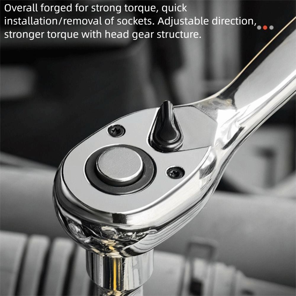 Extension Bar Socket Wrench Set 24/72 Tooth Ratcheting Wrench Set Quick Set Toolbox  Auto Repairing
