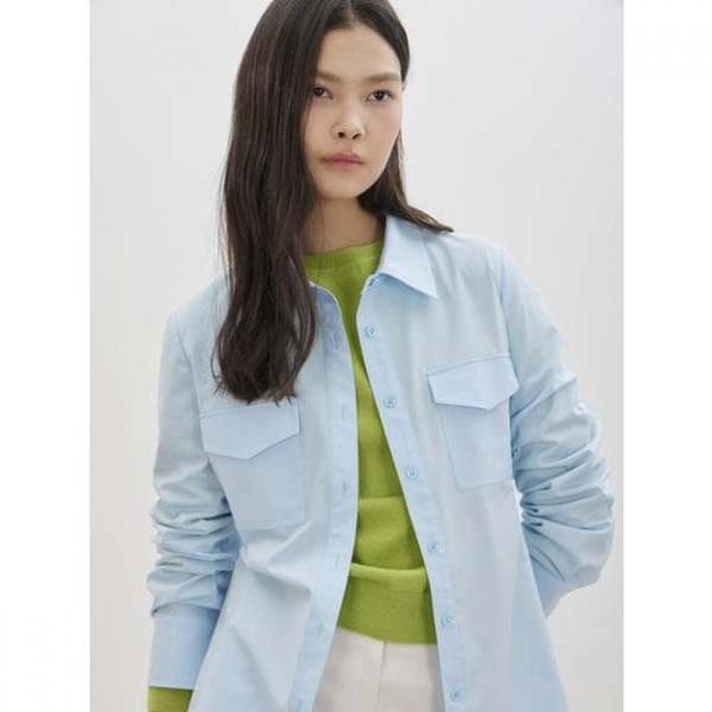 Cc Collect Pocket Slim Shirt Blouse C261msc005