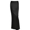 Satin Skirt New All-Matching Long dress Fashion Temperament Sexy All-Matching Sheath Long Satin Skirt for Women
