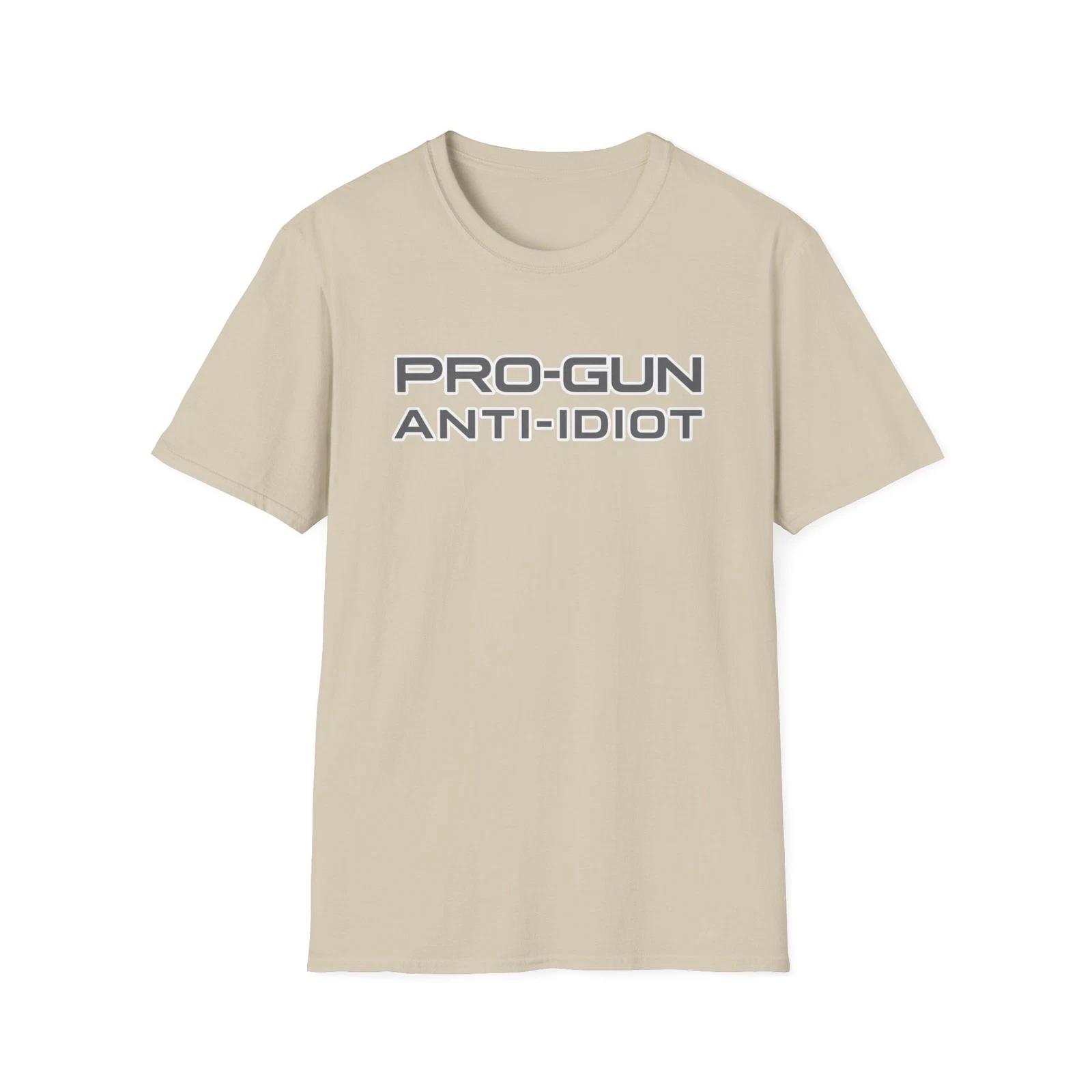 Pro-Gun Anti-Idiot Shirt Political Statement Trump M