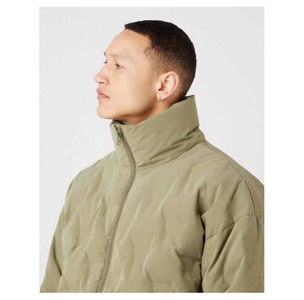 Куртка переходная Wrangler Пуховик Brand Down Puffer Deep Lichen Green
