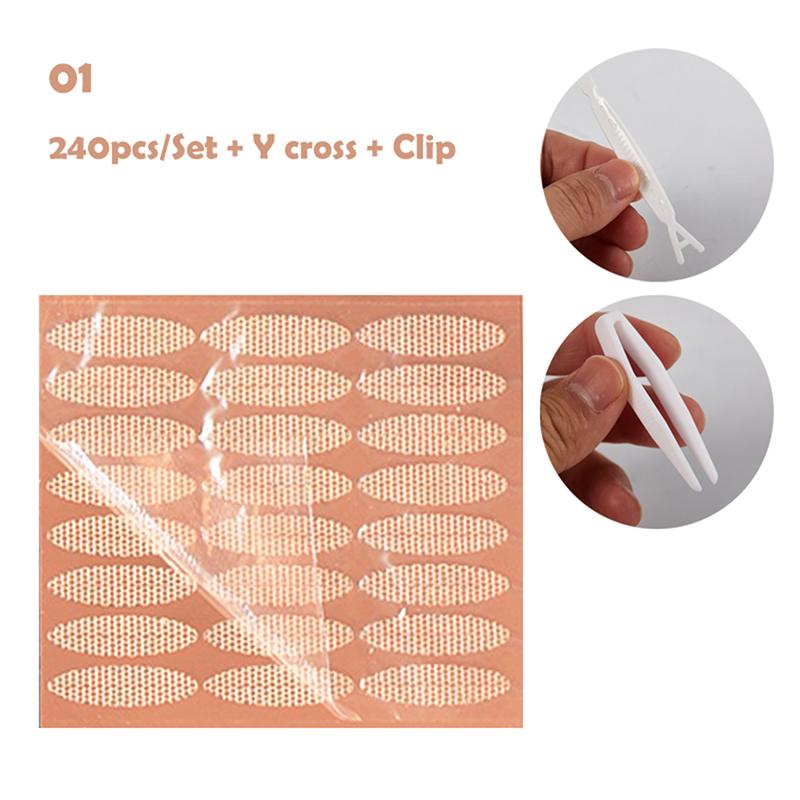 

180/240Pcs Invisible Eyelid Sticker Lace Eye Lift Strips Double Eyelid Tape Adhesive Stickers Eye Tape Tools Size L/Xl/Xxl