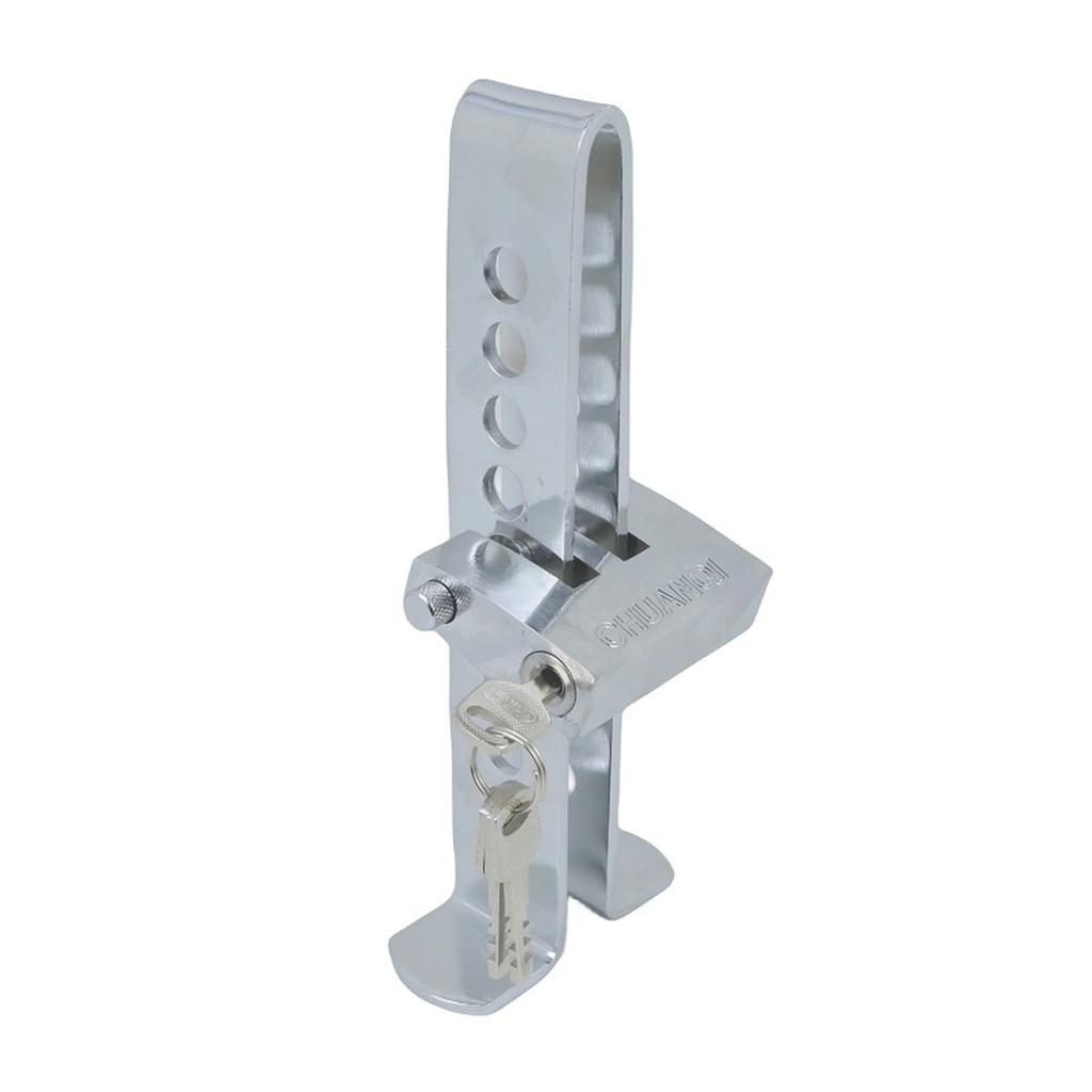 Car Clutch Lock Universal Throttle Accelerator Security -Theft Tool Steel Stainless Auto Brake Pedal Lock