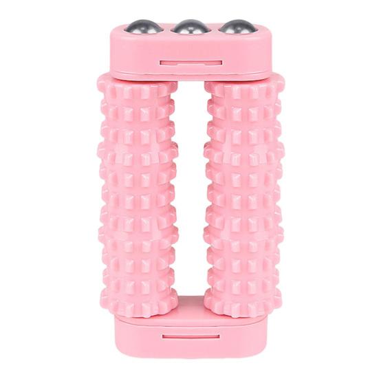 

Ручной массажер со стальным шариком Физиотерапия Триггерная точка Массажер для глубоких тканей Портативный дорожный массажный ролик Колючий липкий стимулятор Игрушка-антистресс розовый