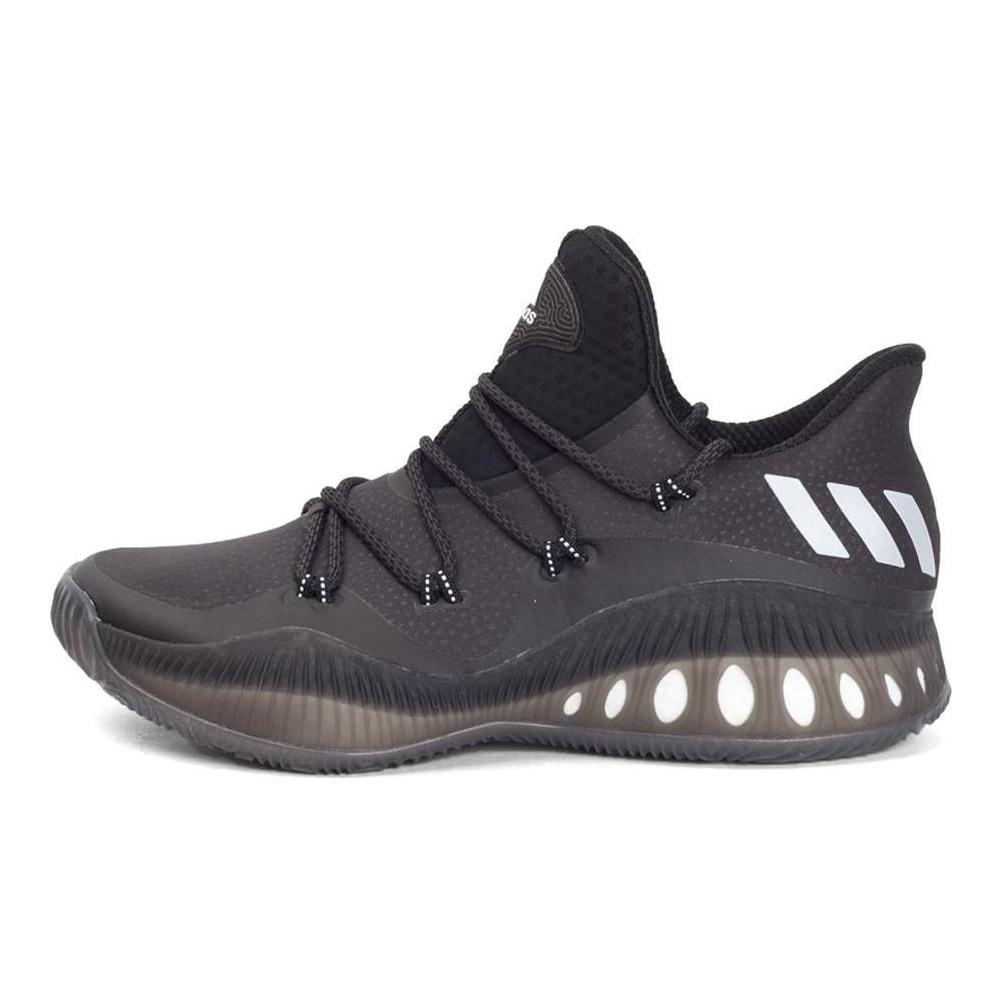 Adidas Crazy Explosive Comfortable Slip Resistant, Abrasion Resistant, Lightweight Low top Basketball Shoes Men's Black bb8365