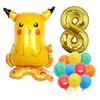 Standing Pokémon Pikachu Squirtle Child Elf Birthday Aluminum Film Printing Latex Balloon Gift