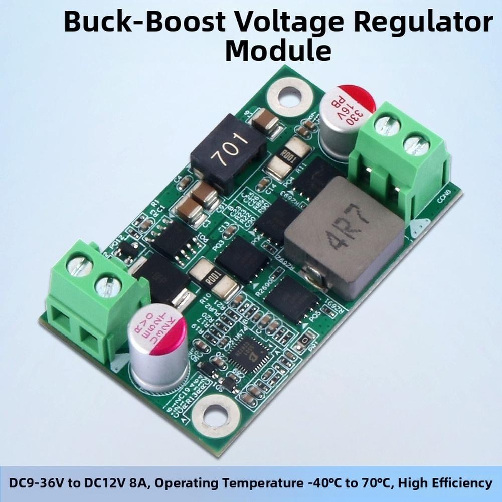 High Current 8A 12V Output Boost Converter Module 9-36V DC Input Voltage Regulator For Solar Panel Battery Charger Repair Tool
