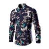Autumn and Winter New Product Button-up Stand-up Collar Trendy Long-sleeved Shirt Shirt Men's Cardigan