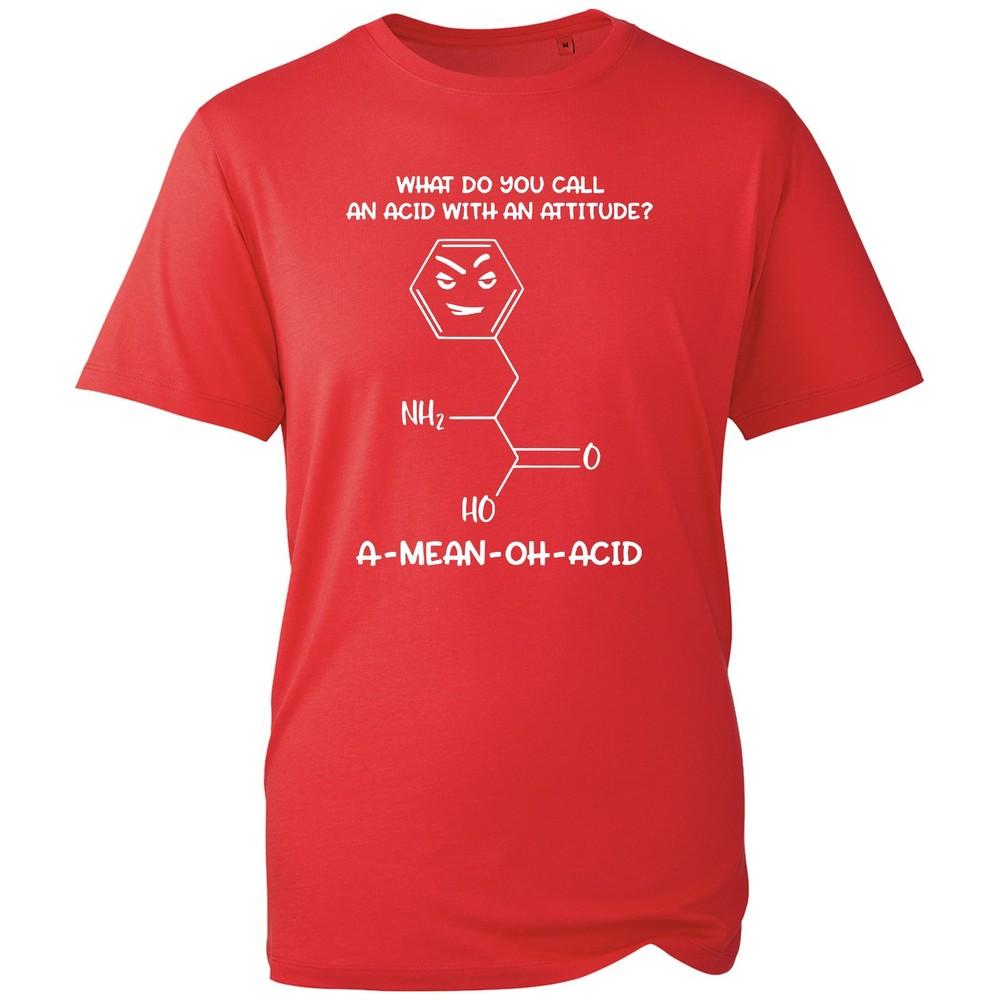 What Do You Call An Acid Without Attitude Novelty Science Humor Gift Tshirt S