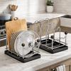 Multi Layer Pot Lid Holder Vertical Cutting Board Holder Pot Lid Storage Rack  Kitchen