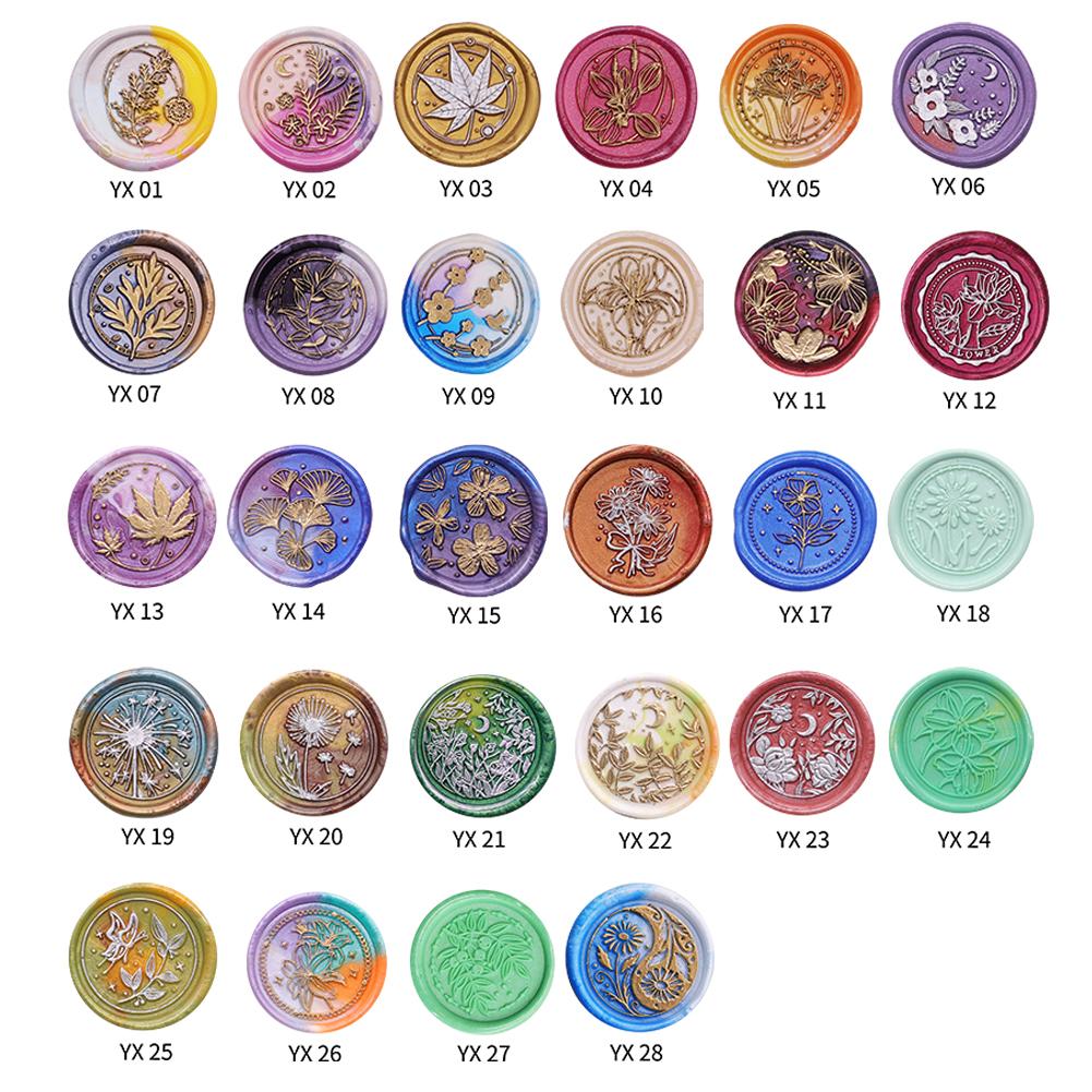 Plant Sealing Wax Stamp Head for DIY Cards Envelopes Wedding Gift Scrapbooking