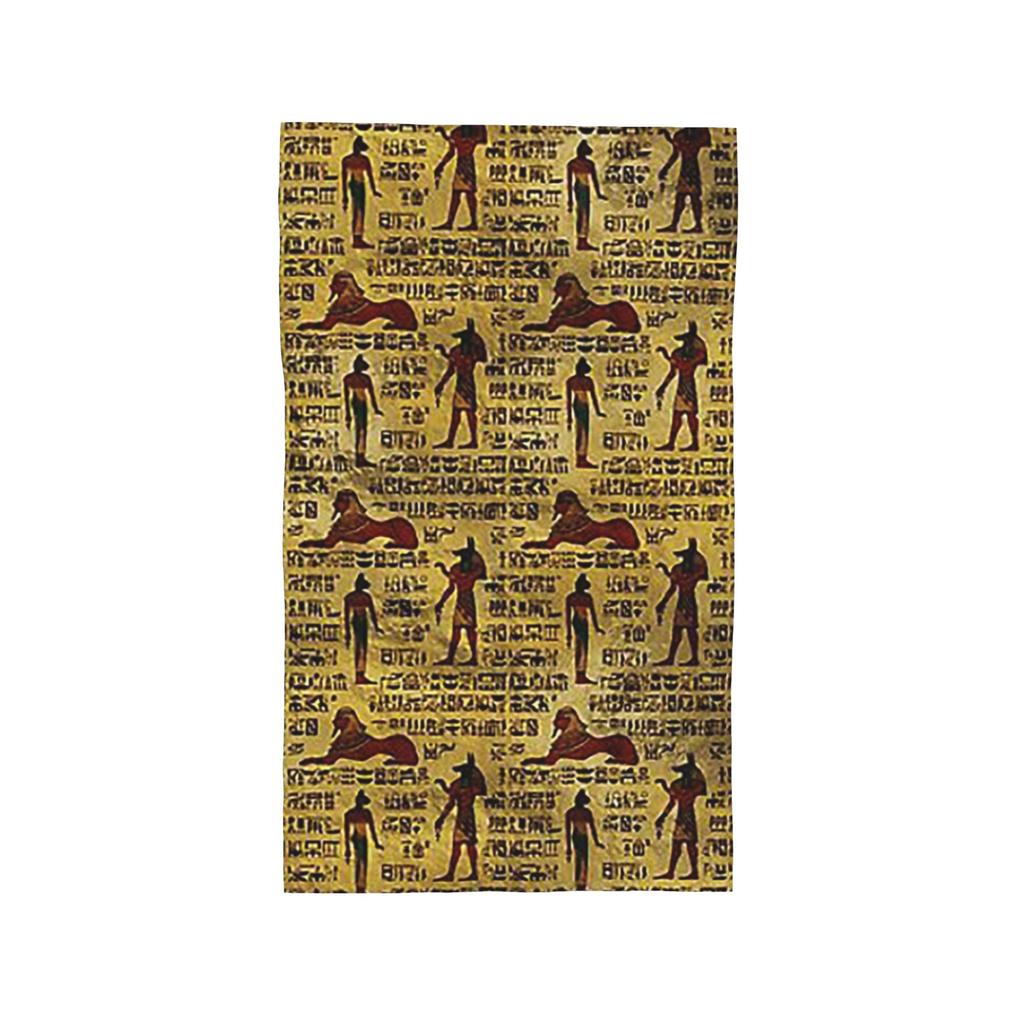Ägyptisches Dekoratives Hieroglyphenmuster Weiches Gesichtstuch Schnelltrocknend Pool Bad Baumwolltücher Saugfähig