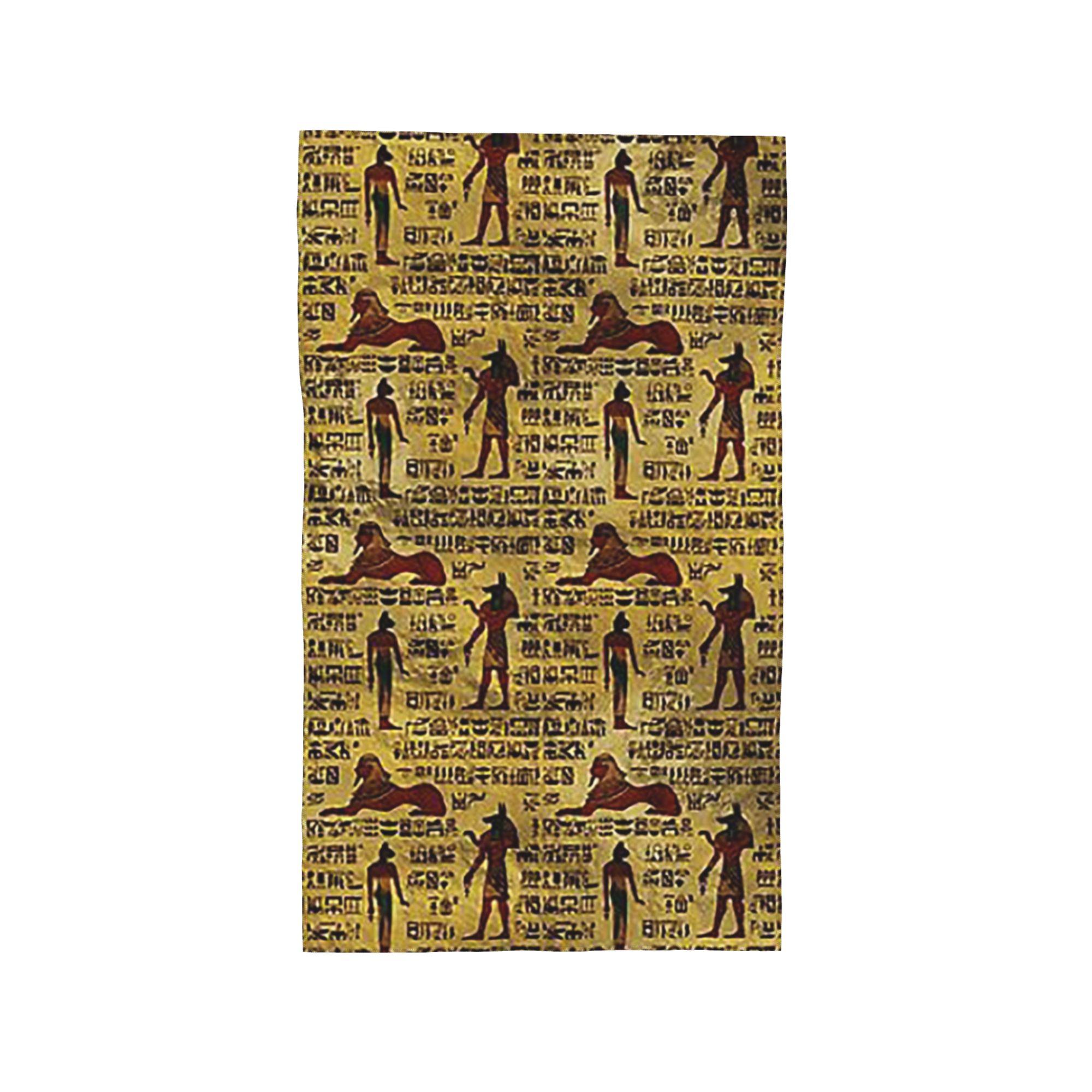 

Egyptian Decorative hieroglyphics Pattern Soft Face Towel Quick Dry Pool Bath Cotton Towels Absorbent W40*H60(CM)
