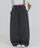 PIANER Cut-Out Stitch Balloon Sweatpants (Charcoal)