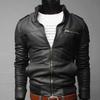 Jacket Fit Coat Streetwear Cool Men Fashion Leather Mens Winter Jackets Collar Autumn Outwear Slim