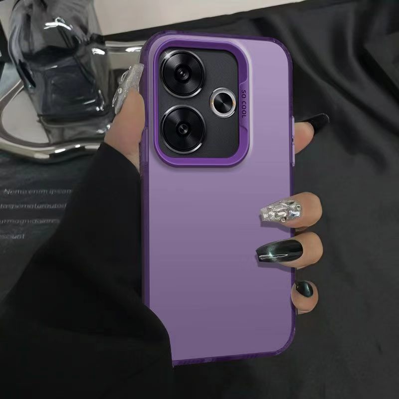 

Чохол для Redmi 13 5G Xiaomi Poco M6 4G POCO F6 Phone Cover Redmi 13 Turbo3 Case Luxury Metallic Aurora Skin Matte Cover Redmi 13 5G