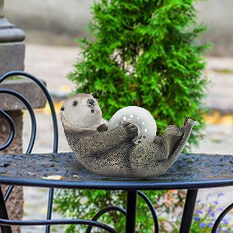 Creative Animal-Shaped Resin Tape Dispenser - Otter & Sloth