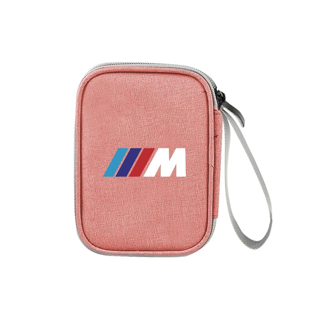 BAGD7 2026 Car Sticker Car Organizer Portable Key Storage Bag For BMW M Performance M5 320 325 E28 E30 E34 E36 E39 E46 X5 X6 F01 F02