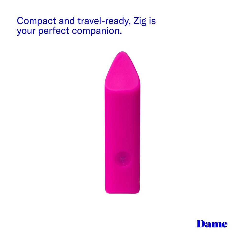 Zig Soft touch strong rotor made of soft silicone Compact size [Dame]