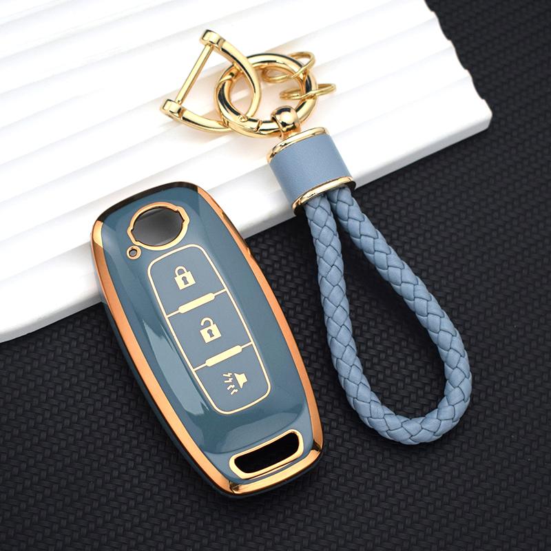 Shell Fob Accessories For Nissan X-Trail T33 Qashqai  J12 Ariya Altima Teana    Juke Soft Tpu Car Key Case Cover