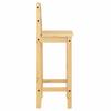 5 Piece Bar Set Solid Pine Wood