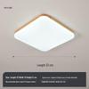 Nordic Ultra-Thin LED Ceiling Lamp - Modern Solid Wood Design for Bedroom, Living Room, Corridor, or Porch.