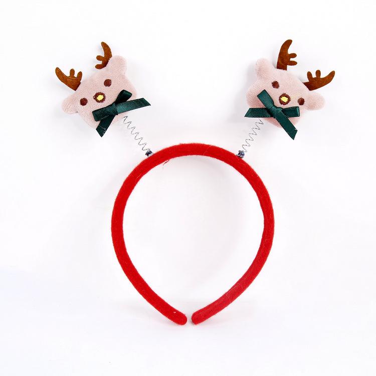 Christmas Antler Headband with Bells for Adults & Children – Festive Holiday Party Accessory