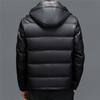 Echtes Leder Daunenjacke Herren Winter Neue verdickte warme Lederjacke Schaffell Lederjacke Herrenmantel