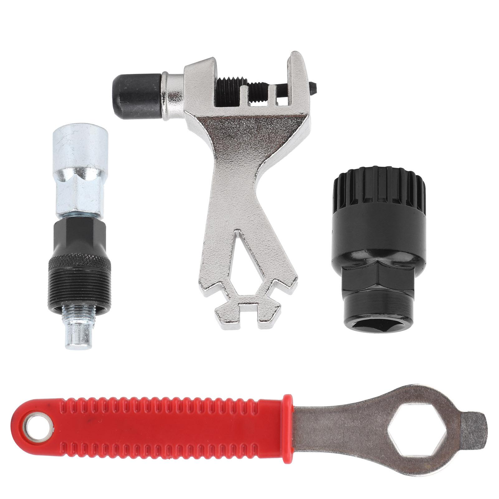 

Bike Repair Tool Chain Cutter Wrench Remove Bottom Bracket Sleeve Tail Hook Puller Tool Black