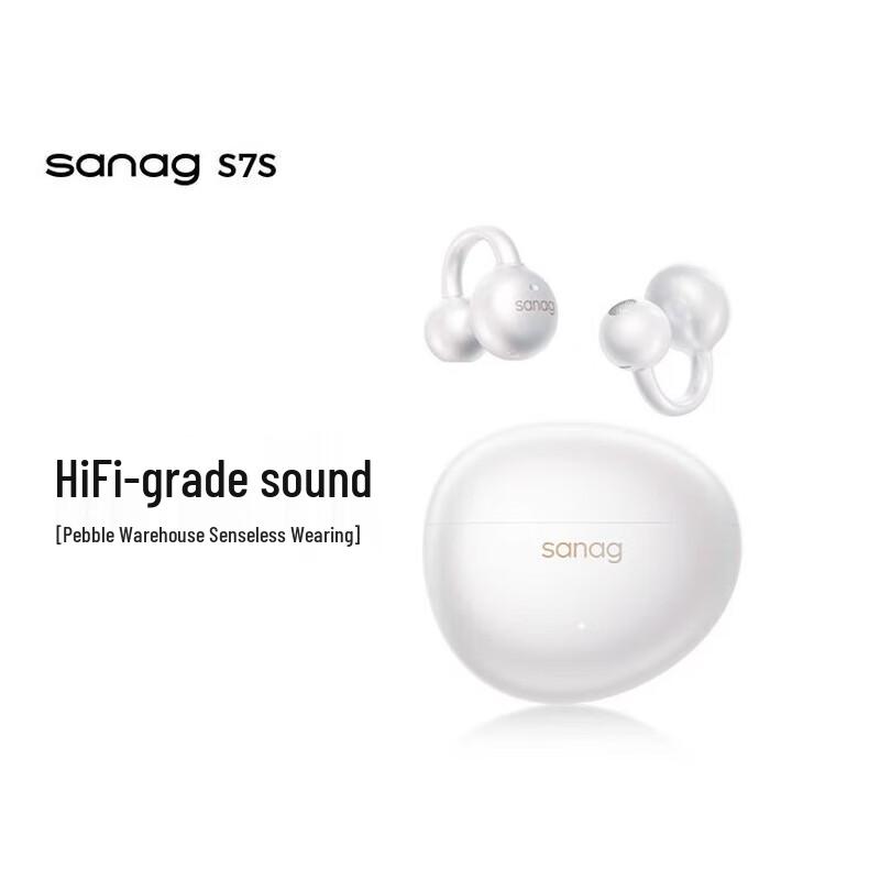 SANAG S7S AI Ear Clip Bluetooth Headphones