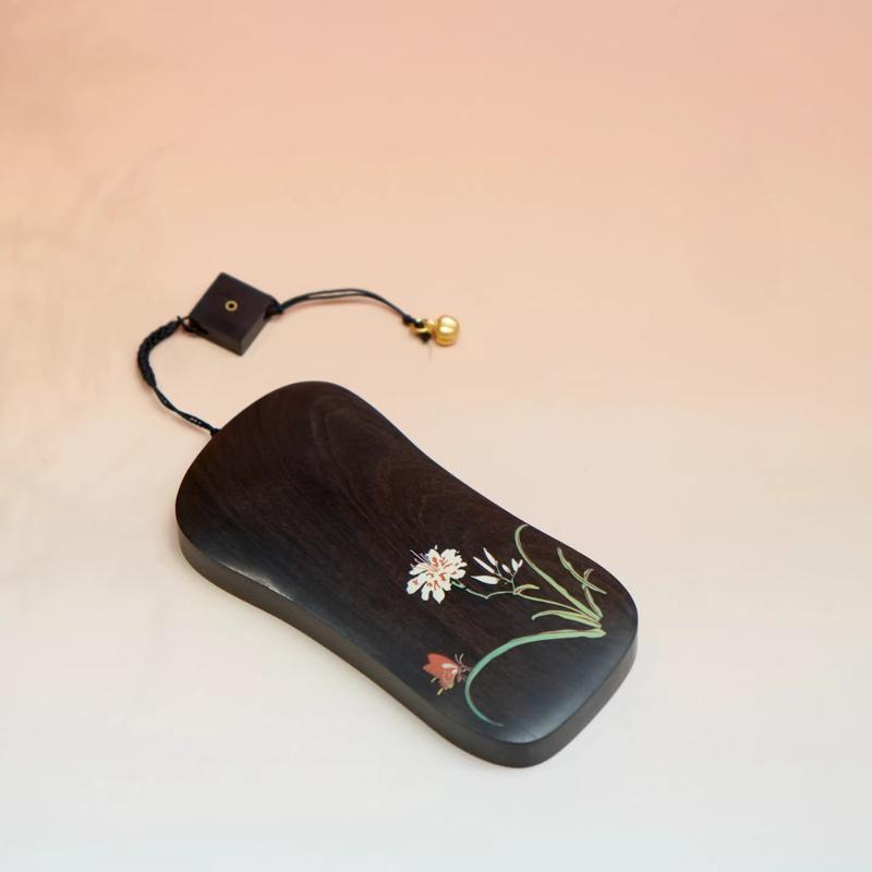 

Portable Incense Box Solid Wood Incense Burner Color Printing Pattern Home Travel Office Living Room Storage Short Joss Stick