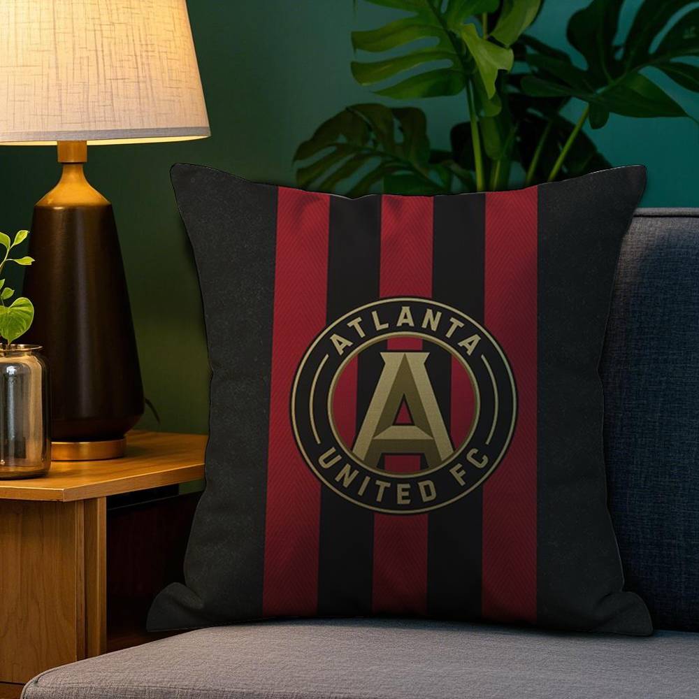 American Cities Atlanta Pillow Case Plush Fabric Soft Double Sided Print Home Sofa High Quality Cushion Cover Throw