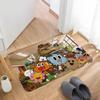 Game The A-Amazing World Of G-Gumball Bathroom Mat Non-Slip Laundry Room Mat Laundry Decor Balcony Child Living Room Toilet Rug