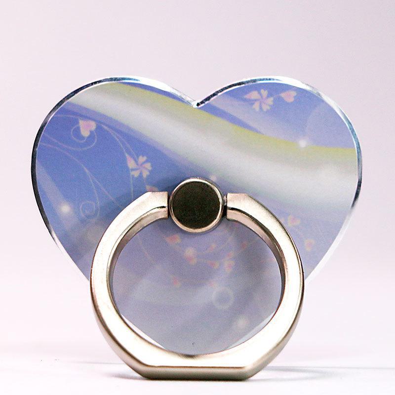 

Милая мультяшная подставка для телефона и держатель для кольца на палец Painted Heart 04