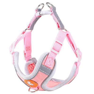 Hundegeschirr-Leinen-Set, reflektierendes verstellbares Hundehalsband, Hundeleine, kleine und mittelgroße Hunde, Zubehör für Welpen, Französische Bulldogge