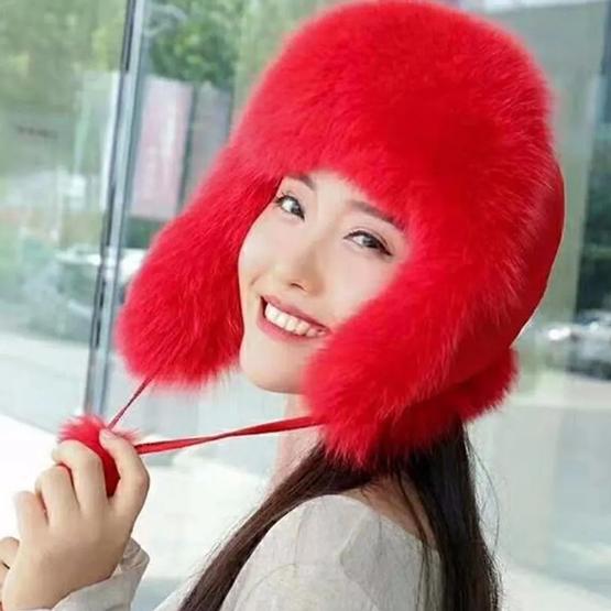 

WTEMPO Зимние теплые плюшевые шапки-бомберы женские уличные ветрозащитные холодостойкие лыжные шапки однотонные толстые защитные шапки для ушей One Size красный