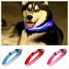 Adjustable Size Usb Rechargeable Led Pet Collar For Cats And Dogs Nylon Material