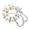 Used Petite Fleur Brooch Pearl Formal Wedding Graduation Entrance Shichi-Go-San Omiai Glass Pearl Bridal Koki Gift Mother's Day Gift