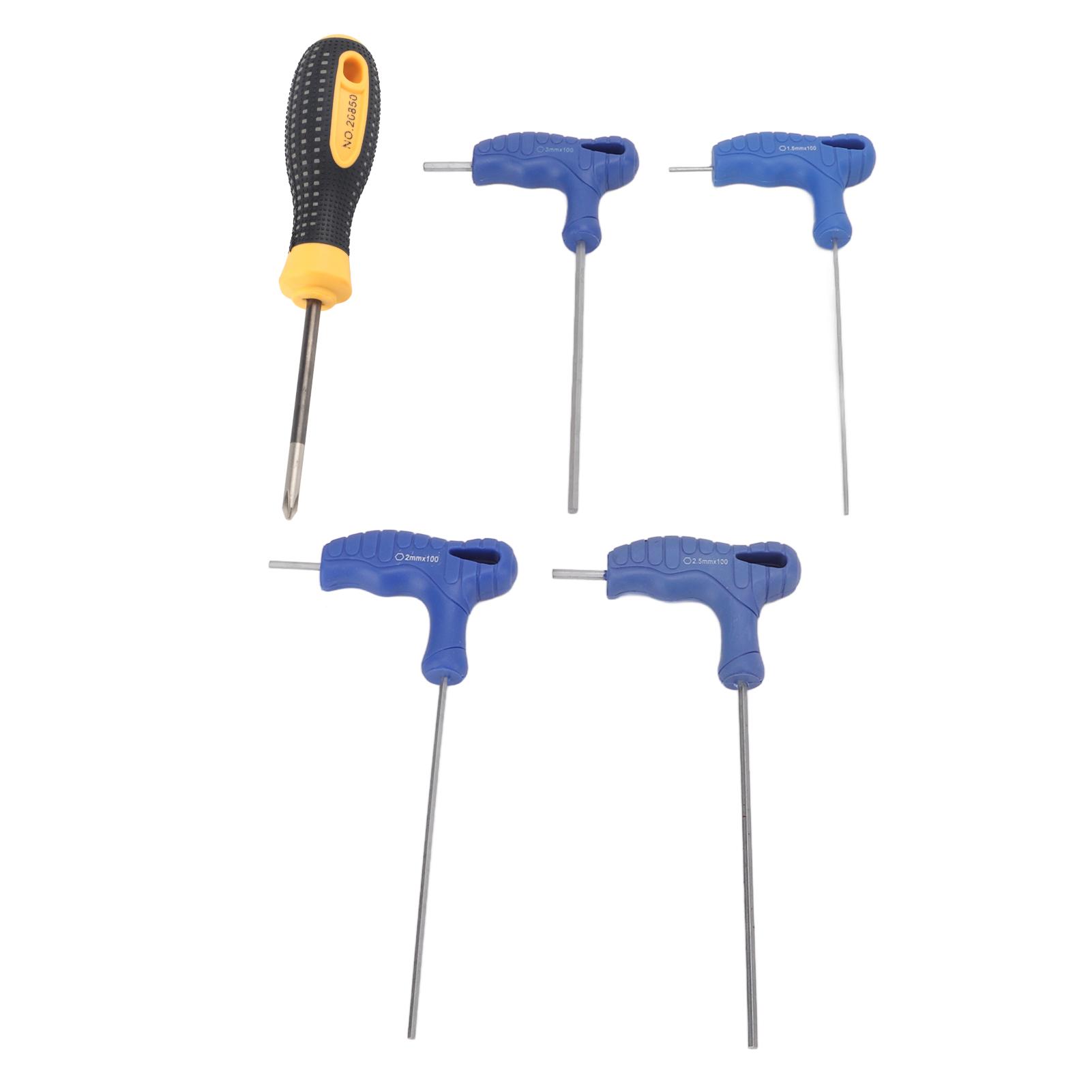 

5 шт. Набор шестигранных отверток для швейных машин Компактный размер Высокая твердость Ремонт швейных машин