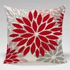 Geometric Color Flower Pillow Cover Polyester Fabric Modern Decor For Living Room