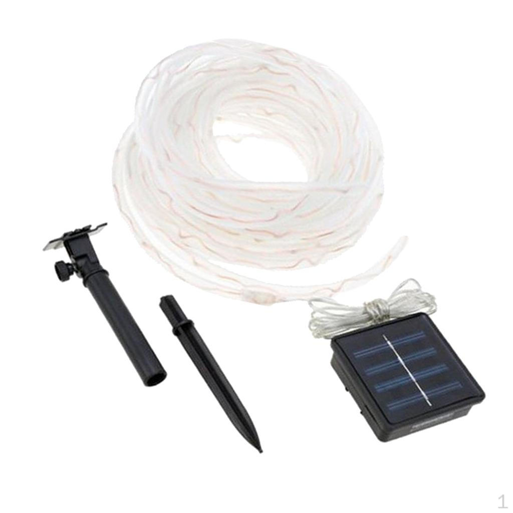 Outdoor Solar LED String Lights Lamp Christmas Tree Decor Colorful