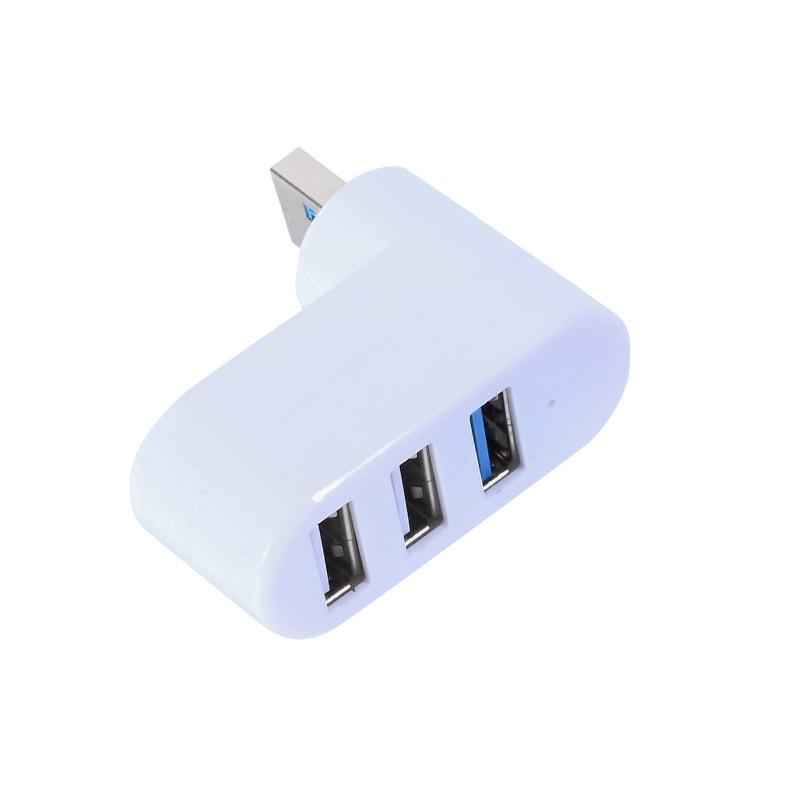 Laptop for PC Hub USB Rotate Splitter Mini Adapter 3 Ports