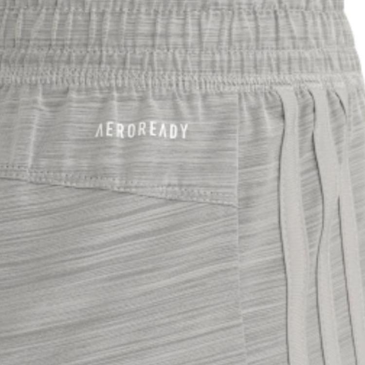 Adidas Solid Color Woven Elastic Waist Straight Leg Casual Shorts Women Shorts Gray GT1185