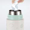 Skater Insulated Stainless Steel Bottle for Milk Formula, Convenient Water Bottle for Making Milk, 500ml, Lightweight Type, Easy to Carry, Happy Days